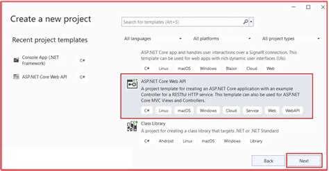 Image result for Visual Studio .Net Core Web API