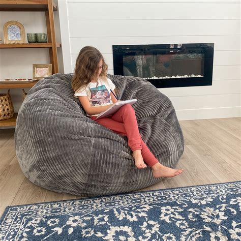 Bean Bag - Queen - Plush Corduroy | CordaRoy's Convertible Bean Bags