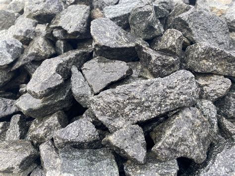 Black Granite Rock Landscaping