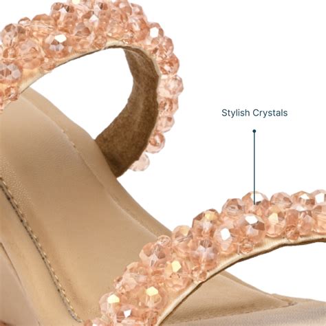 Peach Crystal Wedges – The CAI Store