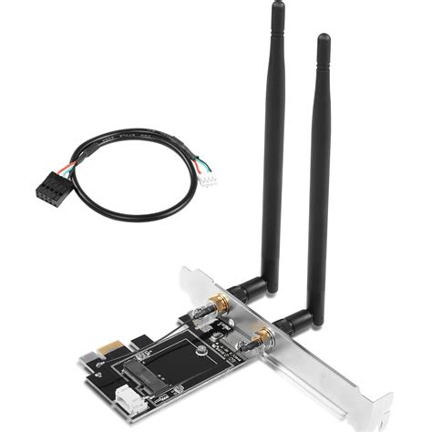 Amazon.in: Buy PCIe Card 1200Mbps (5Ghz&2.4GHz) PCIE Network Adapter ...