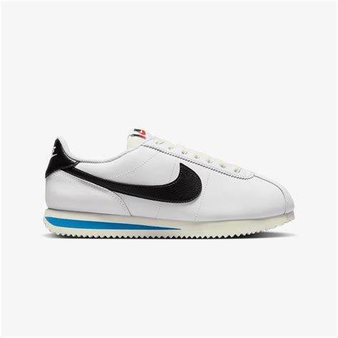 Buy White, Black & Lt Photo Blue Sail Nike Cortez Shoes for Women ...