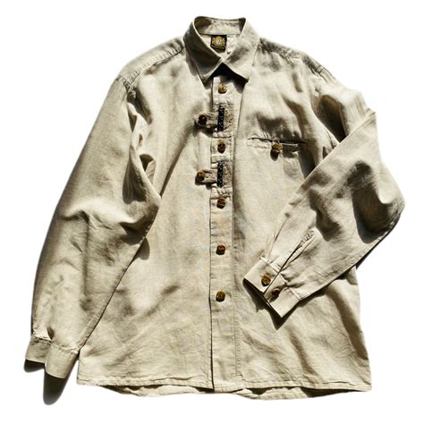 Euro “Hammerschmid” Tyrolean shirt ／ ヨーロッパ 古着 チロルシャツ | GARDEN