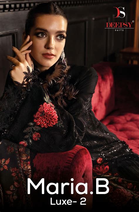 Deepsy Maria B Luxe 1521 To 1525 Chiffon Dupatta Viscose Pakistani ...