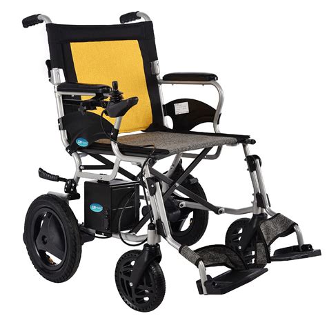 Buy Electric Wheelchair Motorized Fold, Lightweight Foldable Power ...
