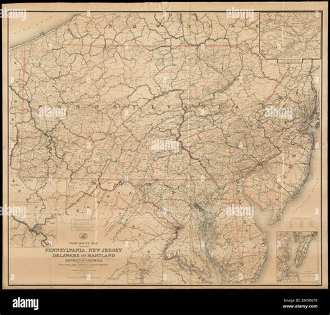 Jersey shore pennsylvania map hi-res stock photography and images - Alamy