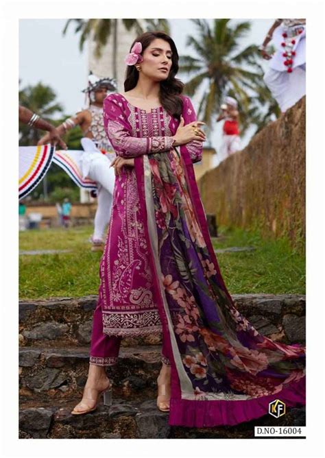 Keval Maryum And Maria Vol 16 Cotton Printed Dress Material