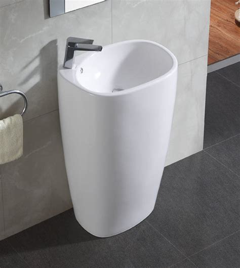 FREE/STAND CERAMIC PEDEST W/BASIN(H-39 ) - AQUANT - ( WHITE - - 540x40 ...