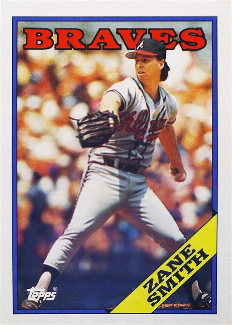 Amazon.com: 1988 Topps Baseball Card #297 Zane Smith : Collectibles ...