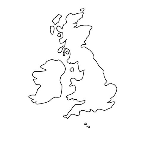 Image result for Basic UK Map With