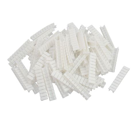 Generic 100Pcs ZB4 DIN Rail Terminal Block Marking Labels Marking Tags ...
