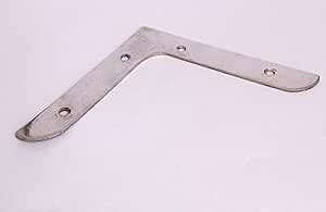 Metal Corner L Type Flat Angle Brackets Plate Connector (8 Pcs) 10 x 10 ...