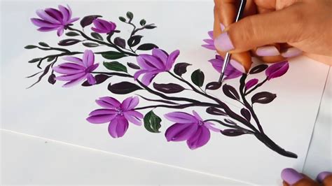 Image result for Acrylic Flower Painting Tutorial