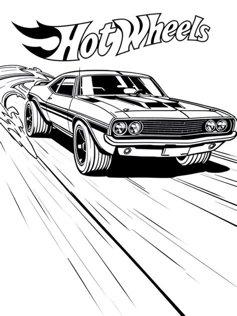 10+ Free Printable Hot Wheels Car Coloring Pages for Kids ...