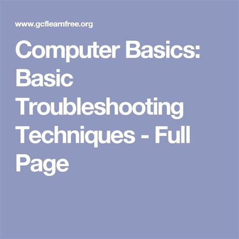 Troubleshooting Basics 的图像结果