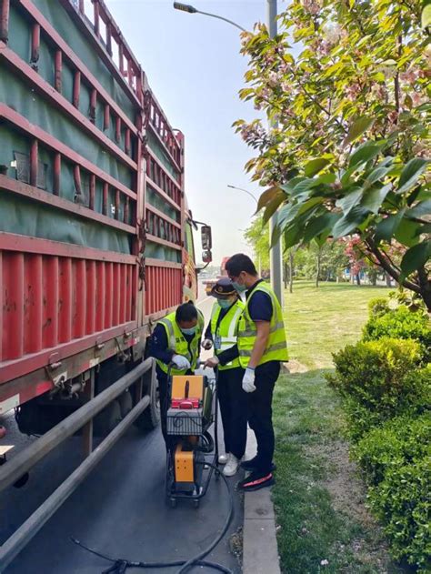淄博市生态环境局周村分局积极开展重型柴油车路检工作 圆点直播