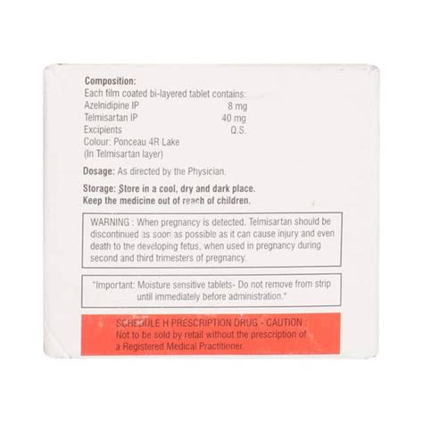 Cortel Az 40/8mg Strip Of 10 Tablets: Uses, Side Effects, Price ...