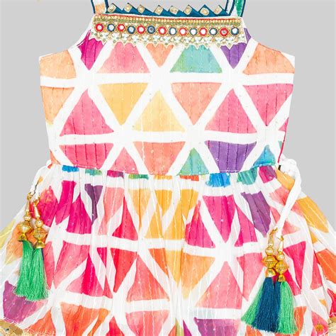 Buy Multi & Rama Salwar Suit for Girls – Mumkins