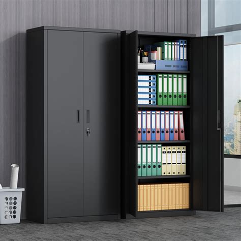 Amazon.com: KILISTEELS Metal Garage Storage Cabinet,71" Office Filing ...