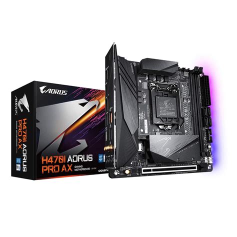 Amazon.in: Buy GIGABYTE H470I AORUS PRO AX (LGA1200/Intel/H470/Mini ITX ...