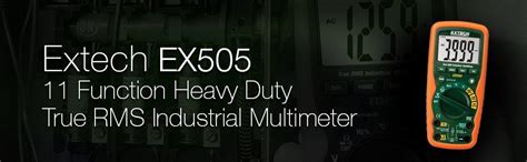 Extech EX505 CAT IV-600V True RMS Industrial Multimeter : Amazon.in ...