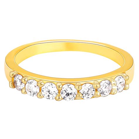 GIVA 925 Silver Golden Halo of Love Ring | Gifts for Women and Girls ...