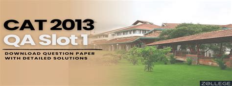 CAT 2013 QA Slot 1 Question Paper with Solution PDF