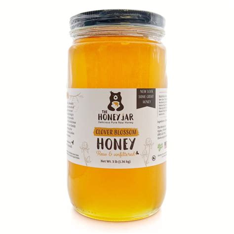 Snapklik.com : The Honey Jar Raw Clover Honey - Unfiltered And ...