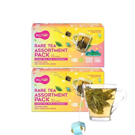 Woolah Rare Tea Assortment Pack - World's 1st Bagless Whole Leaf ...