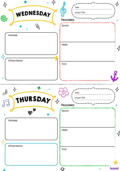 Weekly Overview of Lesson Plan 的图像结果