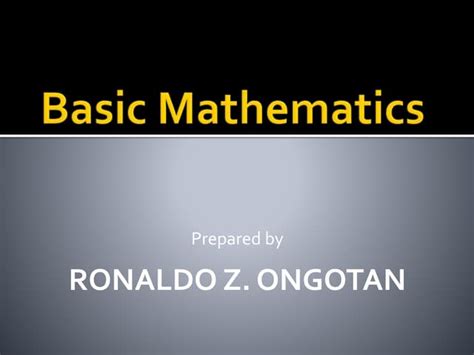 Image result for Basic Math Lecture