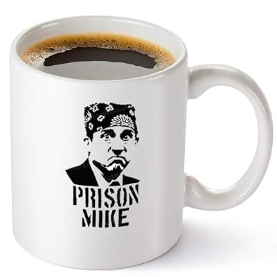 Prison Mike Coffee Mug - The Office Merchandise | India | Ubuy