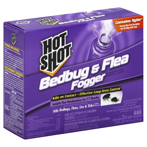 Hot Shot Bedbug & Flea Fogger, 3 ct.