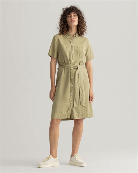 Shop Gant Green A-Line Dress Online – Iconic India