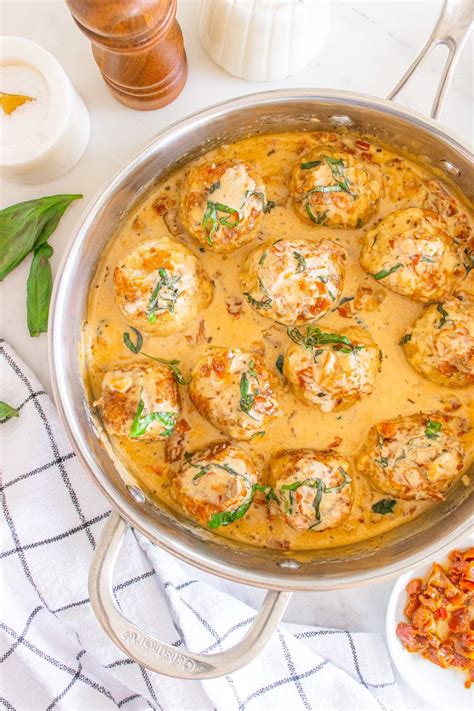 Marry Me Chicken Meatballs - xoxoBella