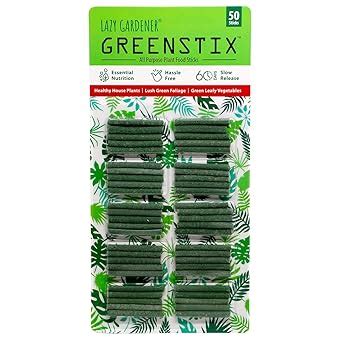 Lazy Gardener GreenStix Fertilizer Sticks | Plant Food for Indoor ...