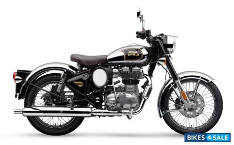 Chrome Black. Royal Enfield Classic 350 Dual Channel BS6 Motorcycle ...