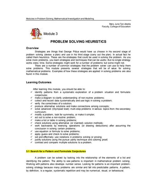 Image result for Polya's Problem Solving Strategy