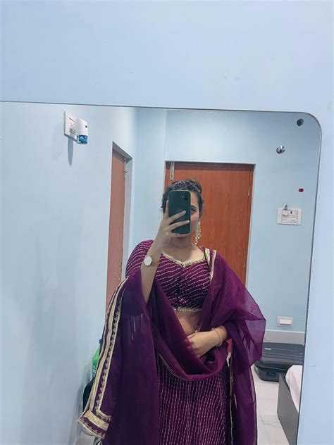 Purple Bandhni Lehenga Set