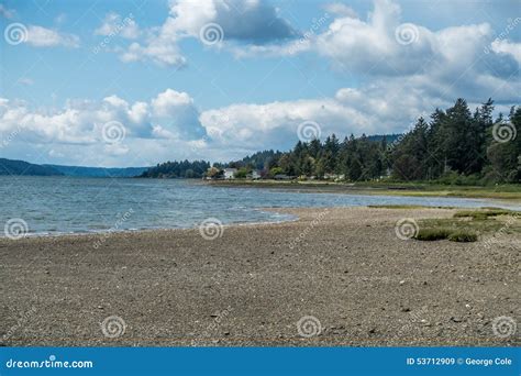Hood Canal from Belfair State Park Stock Image - Image of landscape ...