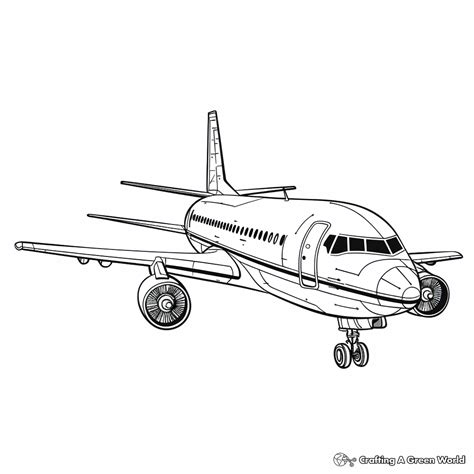 Airplane Coloring Pages - Free & Printable!