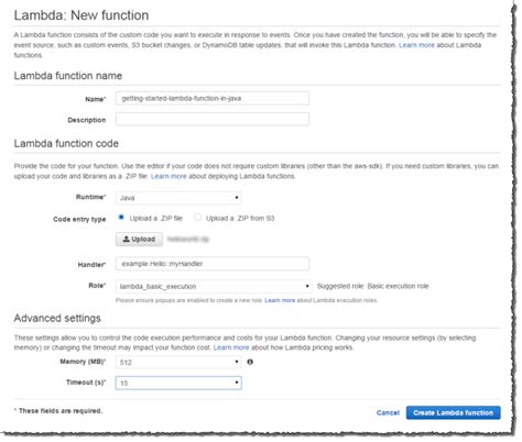 AWS Lambda Using Java 的图像结果