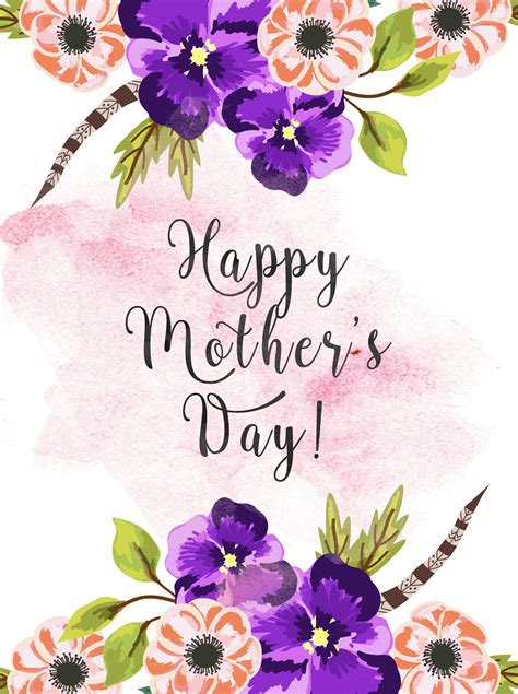 Printable mothers day card – Artofit