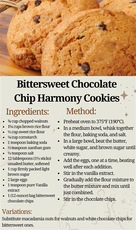 Bittersweet Chocolate Chip Harmony Cookies | Health Benefits