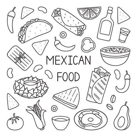 Mexican Food Drawing Ideas