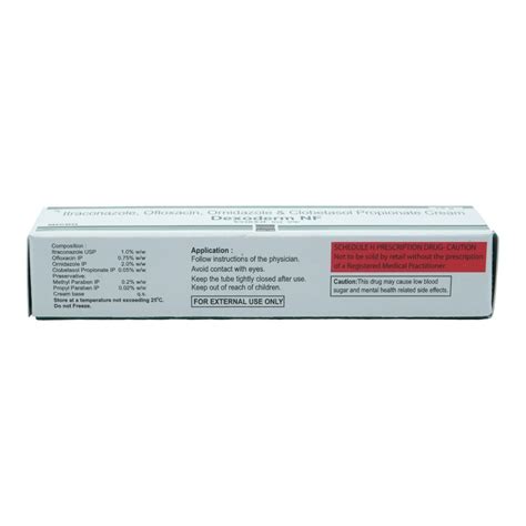Buy Dexoderm NF Cream online | Uses, Side Effects, Price and ...