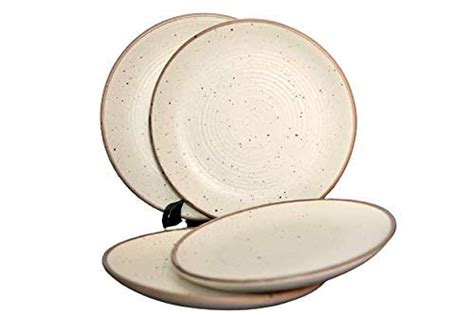 Crock Comforts Ceramic Handcrafted Stoneware Ribbed Cream Matte Quarter ...