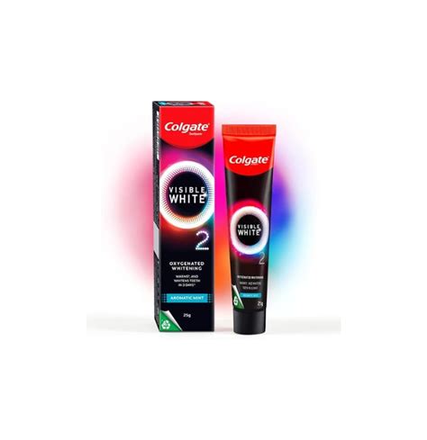 Colgate Visible White O2, Teeth Whitening Toothpaste, Aromatic Mint, 2 ...