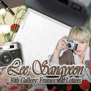 Lee Sangyeon 30th Gallery: Frames & Letters | Bingkain.in