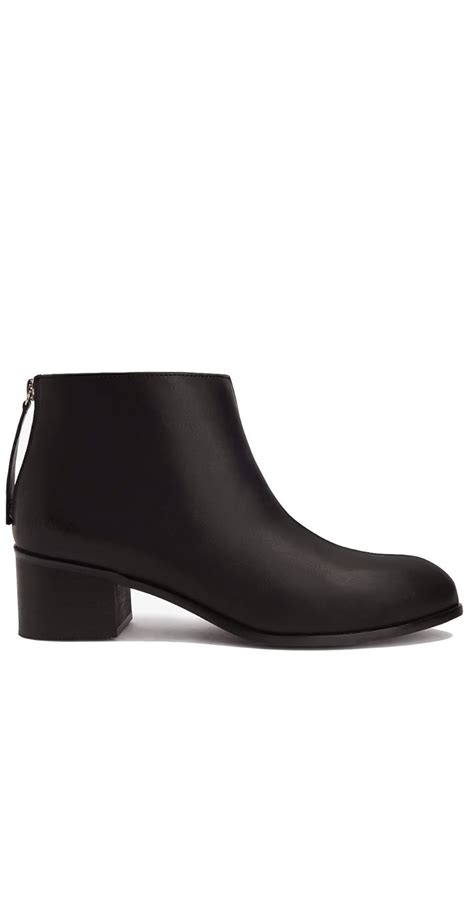 Buy Matt & Nat Low Ankle Boot with Back Zipper Closure Block Heel at ...